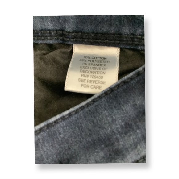 Elle Dark Blue Denim Straight Leg Jeans Preowned - Picture 7 of 8